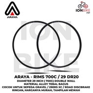 Araya 29inch Rims Rims DR20 32hole 32H H Alloy Lightweight 700c 700c MTB Bike 29ers Gravel Cyclocross Hybrid Roadbike Road Bike Fixie DS700