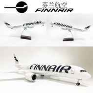 Air Airplane Model Resin Airplane Model Finland Aircraft Lighting Airplane Model Alloy Airplane Mode