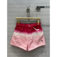 Dior Craft 2021 Spring Summer Tie-Dye Ladies Denim Shorts