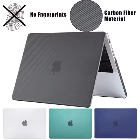 Carbon Fiber Laptop Case accessories For MacBook air M1 2020 Funda macbook air 13 case Macbook Pro 1