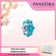 box jewelry bracelet for woman S925 sterling silver PANDORA for women Turquoise-coloured Ocean Charm