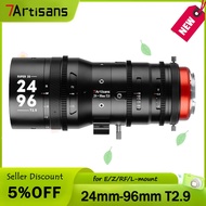 7Artisans Sprite 24mm-96mm T2.9 S35 Professional Zoom Cine Lens 4X Zoom T2.9-T22 Constant Aperture C