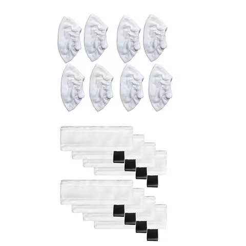8PCS Floor Cloth Brush Head Cover For KARCHER SC1 SC2 SC3 SC4 SC5 Steam & 8X Microfiber Mop Cloth Fo