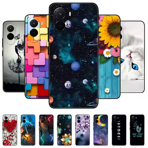 For Poco M7 4G Case Catoon Silicon Back Cover Phone Case for Xiaomi Poco M7 Plus 5G Cases M7Plus POC