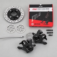 GTS Hydraulic Disc Brake Set with 7/8 Speed Derailleur Set Brek Cakera Hidraulik GTS dengan Deraille