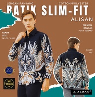 Kemeja Batik Slim Fit Lengan Panjang Alisan