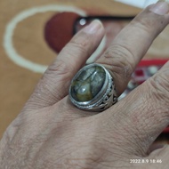 Cincin badar besi motif asli AKTIF bisa tes power kapanpun