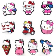 Jibbitz Decoration Accessories Cross Sandal Pin Cute Character Hello Kitty Motif