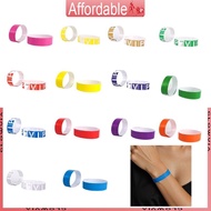 GLO Paper Bracelet Wristband for Party Paper Wristbands for Event Colored Wristband