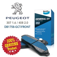 Original Bendix [DB1758GCT] Front Brake Pad - Peugeot 307 / Peugeot 408 / Citroen Picasso