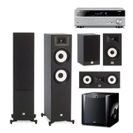 Yamaha RX-V385 + JBL Stage A190 5.1 channel speaker (A130/SW300)