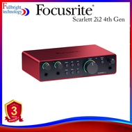 Focusrite Scarlett 2i2 (Gen4) ออดิโออินเตอร์เฟส รุ่นใหม่ Gen4 รับประกันศูนย์