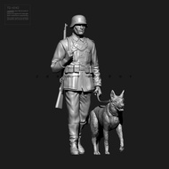 50Mm 3D 1/35 Printed WWII Police And Resin Soldier White Mold Td-4342/3D Td-4342/
