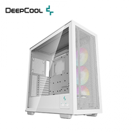 DEEPCOOL MORPHEUS 墨菲斯 白 玻璃透側機殼 (E-ATX/Type-C/智慧溫控顯示/模組化機殼/內附PCIe 4.0/內建風扇側3/顯卡480mm/塔散195mm)