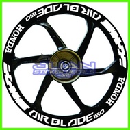 ━ ◇ Honda Airblade 150 Quality Reflectorized Mags Decals Sticker
