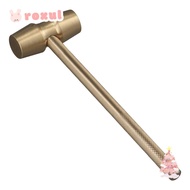 ROXUL Hammer, Brass Yellow Gavel, Lawyer Prop Judge Hammers Company