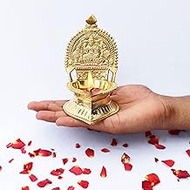 GOODSELITE EXPORTS AND IMPORTS Kamatchi Amman Vilakku/Devi Maa Diya/Ashtalakshmi Vilakku/Oil Lamp (1