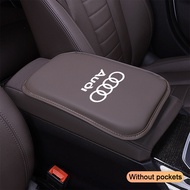 Leather Car Armrest Box Center Console Arm Rest Protection Mats For Audi A3 8l A1 Q5 TT mk2 A5 A4 B7