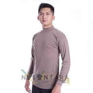 Kaos Satpam Security Terbaru Kerah Tinggi Lengan Panjang