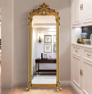 全城熱賣 - 浴室鏡 穿衣鏡全身鏡落地鏡（仿古金）（尺寸：68*175CM）