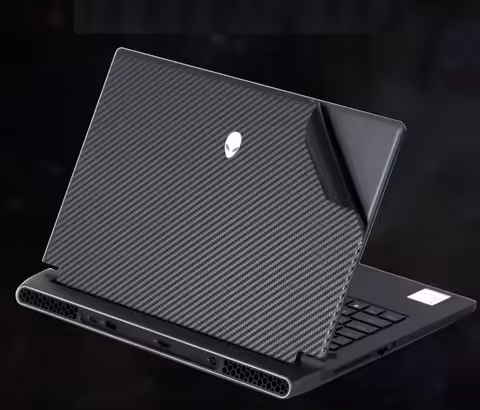 KH Carbon fiber Laptop Sticker Skin Decal Protector Cover for Dell Alienware 15 17 X17 X15 X14 R1 M1