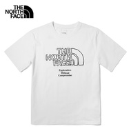北面（The North Face）短袖T恤男户外休闲圆领印花透气舒适春夏新款 FN4/白色 L/175