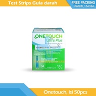 Unik OneTouch Ultra Plus Glucose Test Strip Gula Darah isi 50 Diskon