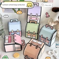 gift box gift packaging Children's Day Cartoon Cartoon Cartoon Backpack Candy Box Creative Cute Smal