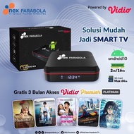 Nex Vidio Android Box Receiver Smart TV Digital Nex Parabola Premium