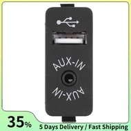 Car USB AUX In Plug Auxiliary Input Socket Adapter for     E81 E87 E90 F10 F12 E70 X4 X5 X6