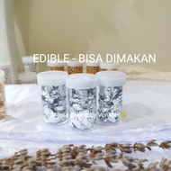 EDIBLE SPRINKLE PAPER SILVER LEAF CAKE TOPPING DECORATION Silver Leaf Edible Paper