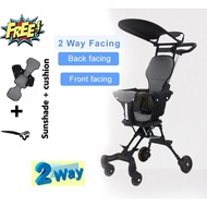 [Ship from Sabah] Magic Stroller (2 Way ) |Kids Stroller | Foldable Stroller | Lightweight Stroller