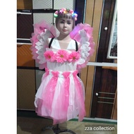 Plastic costume, fairy-style plastic costume, recycled plastic costume, butterfly wings, angel wings