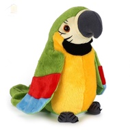 Mainan Boneka Plush Burung Beo Dapat Berbicara Dengan Musik Untuk