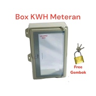 Prepaid Type KWH Meter Electrical Meter Box + Free Padlock Kotak DB Elektrik DB Box