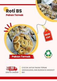 Roti BS atau roti rijek untuk pakan ternak unggas pakan ikan budidaya maggot bsf