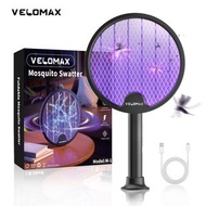 VELOMAX - 電蚊拍 滅蚊燈 2合1 滅蚊拍 充電式滅蚊拍 USB充電滅蚊拍 LED滅蚊拍 便攜式滅蚊拍 多功能滅蚊拍 家用滅蚊拍