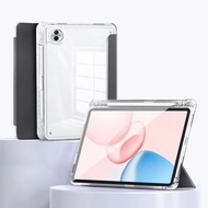 For Huawei Honor Pad 10 12.1 inch Case 2025 Magnetic fold Smart Cover Clear Acrylic Back Fund for Ho