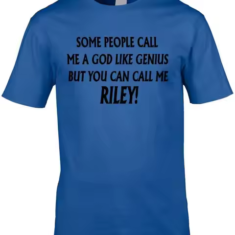 Riley T Shirt Funny Boys Men'S Personalised Any Name Birthday 50Th