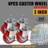 2 Inch Caster Wheels Caster Wheel Mini Caster Wheel Heavy Duty Caster Wheel Roller Roda Troli Heavy 