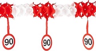 Birthday Decoration Garland 90th Birthday Decoration 90th Birthday Woman 90th Birthday Man Decoratio