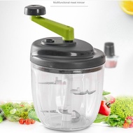 LAG7 New Hand Chopper Manual Food Chopper Hand Crank Onion Spinner Food Chopper with Container Rotar