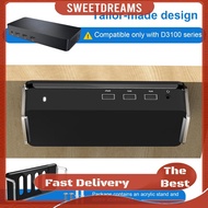 [SWEET] Acrylic Organizer Stand Compatible for Dell D3100 Dock Under Desk Holder Docking Station Mou