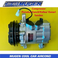 1 WEEK WARRANTY Perodua Kelisa/ Kenari/ Kancil, Sanden System. SD COMPRESSOR A/C PUMP AIRCOND