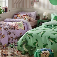 英美貨預訂 🛏️ (5款選擇) (單人/雙人/特大/超特大) 2026 Disney Toy Story 5 Bedding🦖 反斗奇兵5 枕頭袋+被袋Set (❌不包床單～) Reversible 