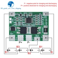 TZT BMS 4S 3.2V 8A LiFePO4 Battery Charge Protection Board 12.8V 14.4V 18650 32650 Battery Packs LiFePO4 PCB 20A Current Limit