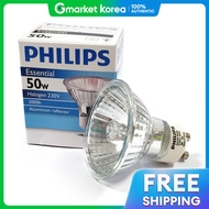 Philips | หลอดฮาโลเจนฟลปสของแท GU10 สำหรบเครองอนเทยน