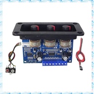 [R Q M U] 2X 2.1 Channel Bluetooth 5.0 Audio Amplifier Board 2X25W+50W Subwoofer Class D Amplifier B