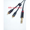 Akai Mono 6.5MM to RCA Audio Jack Cable NAKAMICHI Branch 50CM - 3 METERS