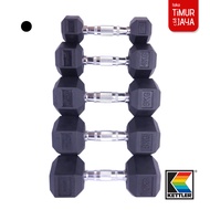 KETTLER Hexagon Dumbbell 2kg - 12kg Hexagonal Rubber Dumbbell/ - K706